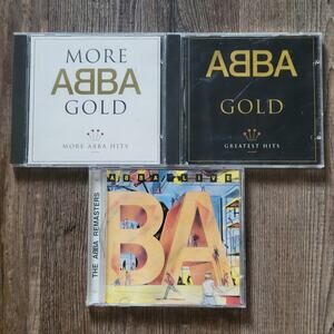 ABBA Gold 3 CD Bundle | Gold Greatest Hits, More ABBA Gold, The ABBA Remasters